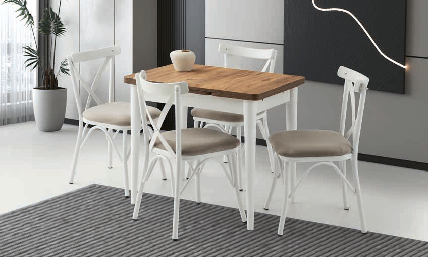 Arda Masa (90x60) - Çapraz Sandalye